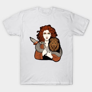 Animal Queen Illustration T-Shirt